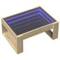 Preview: Couchtisch mit Infinity-LED Sonoma-Eiche 70x53x30 cm