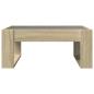 Preview: Couchtisch mit Infinity-LED Sonoma-Eiche 70x53x30 cm