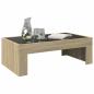 Preview: Couchtisch mit Infinity-LED Sonoma-Eiche 90x50x30 cm