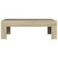 Preview: Couchtisch mit Infinity-LED Sonoma-Eiche 90x50x30 cm