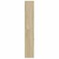 Preview: Badezimmerschrank Sonoma-Eiche 30x30x183,5 cm Holzwerkstoff