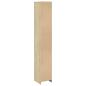 Preview: Badezimmerschrank Sonoma-Eiche 30x30x183,5 cm Holzwerkstoff