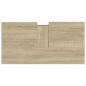 Preview: Badschrank Sonoma-Eiche 65x33x60 cm Holzwerkstoff