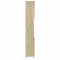 Preview: Badschrank Sonoma-Eiche 30x30x190 cm Holzwerkstoff