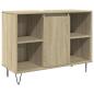 Preview: Badschrank Sonoma-Eiche 80x33x60 cm Holzwerkstoff