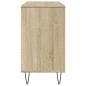 Preview: Badschrank Sonoma-Eiche 80x33x60 cm Holzwerkstoff