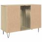 Preview: Badschrank Sonoma-Eiche 80x33x60 cm Holzwerkstoff