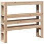 Preview: Massivholzbett ohne Matratze 100x200 cm Kiefernholz