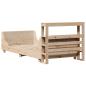 Preview: Massivholzbett ohne Matratze 100x200 cm Kiefernholz