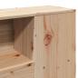 Preview: Kopfteil mit Stauraum 180 cm Massivholz Kiefer
