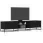 Preview: ARDEBO.de - TV-Schrank Schwarz 180x35x41 cm Holzwerkstoff