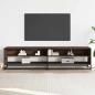 Preview: TV-Schrank Braun Eichen-Optik 180,5x40x46 cm Holzwerkstoff