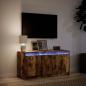 Preview: TV-Schrank mit LED-Beleuchtung Räuchereiche 100x34x50 cm