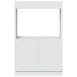 Preview: Highboard Weiß 63x33x100 cm Holzwerkstoff