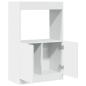 Preview: Highboard Weiß 63x33x100 cm Holzwerkstoff