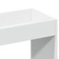 Preview: Highboard Weiß 63x33x100 cm Holzwerkstoff