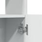Preview: Highboard Weiß 63x33x100 cm Holzwerkstoff