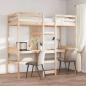 Preview: ARDEBO.de - Hochbett ohne Matratze 80x200 cm Massivholz Kiefer
