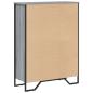 Preview: Bücherregal Grau Sonoma 80x31x106 cm Holzwerkstoff