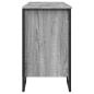 Preview: Waschbeckenunterschrank Grau Sonoma 91x35x60 cm Holzwerkstoff