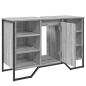 Preview: Waschbeckenunterschrank Grau Sonoma 91x35x60 cm Holzwerkstoff