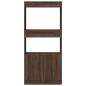 Preview: Highboard Braun Eichen-Optik 63x33x140 cm Holzwerkstoff