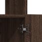 Preview: Highboard Braun Eichen-Optik 63x33x140 cm Holzwerkstoff