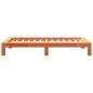 Preview: Massivholzbett ohne Matratze Wachsbraun 90x190 cm Kiefernholz