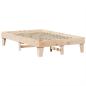 Preview: Massivholzbett ohne Matratze 120x200 cm Kiefernholz