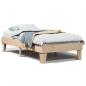 Preview: Massivholzbett ohne Matratze 75x190 cm Kiefernholz