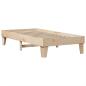 Preview: Massivholzbett ohne Matratze 75x190 cm Kiefernholz