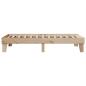 Preview: Massivholzbett ohne Matratze 75x190 cm Kiefernholz