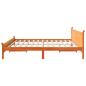 Preview: Massivholzbett ohne Matratze Wachsbraun 180x200 Kiefernholz