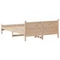 Preview: Massivholzbett ohne Matratze 120x190 cm Kiefernholz