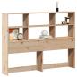 Preview: Kopfteil mit Stauraum 160 cm Massivholz Kiefer