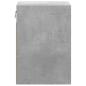 Preview: TV-Wandschränke LED-Beleuchtung 2 Stk. Betongrau 41x31x45 cm