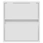 Preview: TV-Wandschrank mit LED-Beleuchtung Weiß 41x31x45 cm
