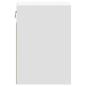 Preview: TV-Wandschrank mit LED-Beleuchtung Weiß 41x31x45 cm