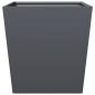Preview: Pflanzkübel 2 Stk. Anthrazit 50x50x50 Stahl