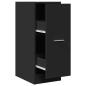 Preview: Apothekerschrank Schwarz 30x41x77,5 cm Holzwerkstoff