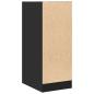 Preview: Apothekerschrank Schwarz 30x41x77,5 cm Holzwerkstoff