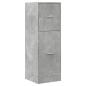 Preview: Apothekerschrank Betongrau 40x41x118 cm Holzwerkstoff