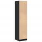 Preview: Apothekerschrank Schwarz 40x41x174,5 cm Holzwerkstoff