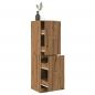 Preview: ARDEBO.de - Apothekerschrank Artisan-Eiche 40x41x144,5 cm Holzwerkstoff