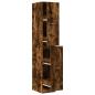 Preview: Apothekerschrank Räuchereiche 30x41x174,5 cm Holzwerkstoff