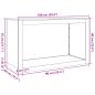 Preview: Brennholzregal Grün 100x40x60 cm Stahl