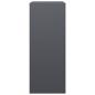 Preview: Brennholzregal Anthrazit 60x40x100 cm Stahl