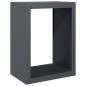 Preview: Brennholzregal Anthrazit 60x40x80 cm Stahl