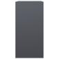 Preview: Brennholzregal Anthrazit 60x40x80 cm Stahl