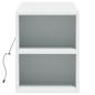 Preview: TV-Wandschrank mit LED-Beleuchtung Weiß 135x31x39,5 cm